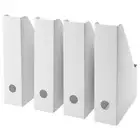 White Magazine File Holder Document Organiser Paper Book Storage Office Ikea