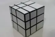 Rubix Rubiks Silver Mirror Cube Puzzle Toy Gift