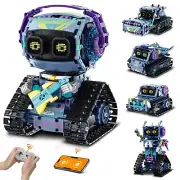 Robot Building Kit with Remote Control Christmas STEM Gifts for Kids Ages 8-1...