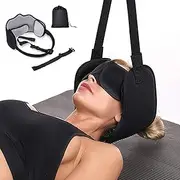 DURASIKO Cervical Decompression Hammock,Neck Stretcher Strap/Pain Relief/Traction Belt,Cervical Traction Device,Neck Chiropractor for Physical Therapy,Neck Sling,Portable Storage Bag