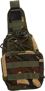 [Kisangel] Adjustable Strap Sling Bag Men's Camouflage Crossbody Bag Multi-pockets for Sports Hunting