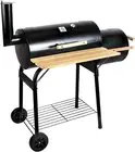 2-In-1 Offset BBQ Smoker - Black