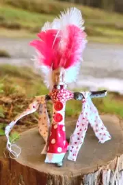 Native American Stick Doll – Soul Conjure Intention Spirit Vessel Handmade