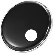 Vaveren Drum Head Bass Drum Drum Accessory Portable 22inch Drumhead Skin Drumhead Kick Pad for Concert Practice Show Beginners, with hole