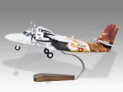 De Havilland DHC-6-400 Twin Otter Air Seychelles Wood Airplane Model Small 1/72