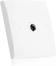 TV Aerial Socket, Electrical Single TV Co-Axial Wall Socket