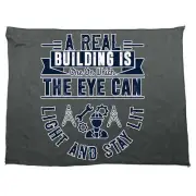 A Real Buil Ding Is One On Which - Funny Microfiber Gym Sports Towels Towel