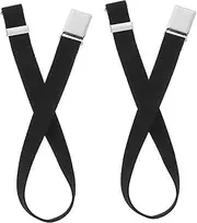 [Minkissy] 2Pcs Adjustable Elastic Boys Waist Belt Durable Stretchy Dress Belts for Versatile Clothing Accessory for Pants Skirts Comfortable Breathable Material