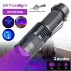 UV Ultra Violet Led Flashlight/Blacklight Light 365/395 nm Inspection Lamp Torch