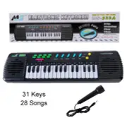 Kids Children 31 Keys Music Keyboard Organ Piano Set with Microphone