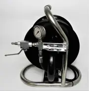 Plumbers Mate Drain Clean Hose & Reel. Italian Hose 5000 Psi Length/Size Options