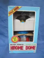 Krome Dome expanding robot 1960's Yonezawa Japan NM in box with complete inserts