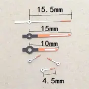 Orange Trim Lume 15.5mm Watch Hands for HZ2350 Automatic Mechanical Movement