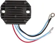 Nutriess Voltage Regulator 12V Aluminum Alloy 66611 55250 Replacement Tractor B4200 B5100 robust Efficient Performance