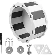 JUMPLAWN Silent Rat Wheel for Hamsters and Hedgehogs Super Silent Exercise Wheel for Nocturnal Play Enhances Muscle Health Enriches Pet Environment and Design