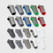 20 Pack Kids Low Cut Socks Size Small 5.5-8.5 New by Cat & Jack Gray Black White