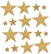 ARTIBETTER 60pcs Rhinestone Star Appliques Iron Patches for Jeans Jackets Hats DIY Decorative Craft Embellishments Versatile Star Shaped Stickers for Clothing and Accessories