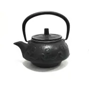 Brand New Japanese Cast Iron Kettle Tetsubin Teapot Black+Stainless Strainer
