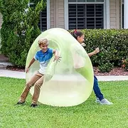 Water Ball Bubble Ball Toy for Kids Adults 47'' Inflatable Giant Bubble Ball Beach Ball Soft Rubber Ball Jelly Balloon Balls for Outdoor Party