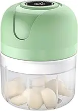 Electric Garlic Chopper - Vegetable Onion Chopper - Rechargeable Wireless Dicer Kitchen Gadget For Home Kitchen Outdoor Cooking Camping