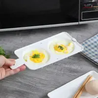 在飛比找Yahoo!奇摩拍賣優惠-日式微波爐專用蒸蛋器 煮蛋器 雞蛋模具 微波煮蛋器 廚房用具