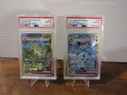 SEQUENTIAL PSA 10 Leafeon 200 Glaceon 206 SAR Terastal Festival