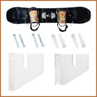 在飛比找蝦皮購物優惠-滑板壁掛式耐用透明亞克力滑板架滑板壁掛架適用於長板便士 bh