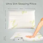 Ultra Flat Firm Shredded Memory Foam Pillows, 2.5" Thin Pillows for Sleeping ...