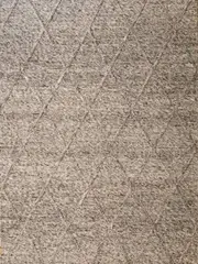 Darcy Diamond Dark Grey Felted Wool Rug