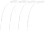 ZUNOXAZ 4pcs Roller Washing Machine Cleaner Brush Long Handle Flexible Scrub Tool for Deep Drum Cleaning Maintenance for Lint Debris Removal Household Supply