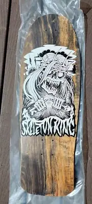 Skeleton King Screened Skateboard Deck - Lurkenstein Artwork