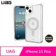 【妮可3C】UAG iPhone 15 Plus MagSafe 磁吸式耐衝擊保護殼-極透明