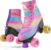 Roller Skates - Retro Skates for Girls & Women - Size Adjustable Quad Skates wit
