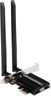 AX3000 Desktop Double Band Network Card WLAN Adapter with 2 External Antennas for High Speed ​​Internet Connection for Users at Home Office