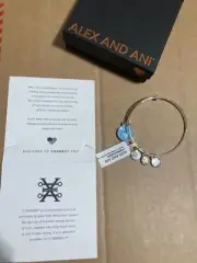 Alex and Ani Candy Crystals Bangle Hamsa Coppure Energy Positivity Faith New