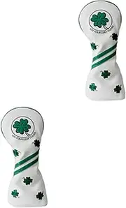BESPORTBLE 2pcs Golf Club Cover Club Covers Egg Holder for Refrigerator Putter Headcover Shape Club Cover Club Cover Water-proof Clubs Holder Embroidery Craft Four Leaf
