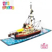 YOUFOY Iconic Boat Quint's Boat Set 1238 Pieces from Film about J_a-w-s