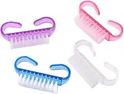 Gyorwst 10Pcs Nail Cleaning Brushes Pedicure Brush Cleaner Scrubbing Kit Pedicure for Toes and Nails Manicure
