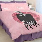 PINK Singer Artist DOUBLE Bed Quilt Doona Duvet Cover Set