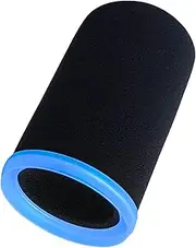 RhymKawa SM7b Foam Cover for Shuer SM7B, MV7 POP Filter RK345 Replacement, Windscreen with Colored Retaining O-Ring Identified Seat (Blue)