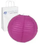 25 pcs 10" inch Chinese Paper Lantern - Fuchsia - Wedding Party Event qs