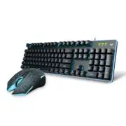 RAPOO V100S Backlit Gaming Keyboard & Optical Gaming Mouse, competitive gaming combo