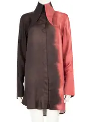 Two Tone Mini Shirt Dress