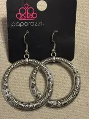 Paparazzi Jewelry Silver Circles Earrings