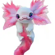 25cm Legendary Elf Creature Plush Toys Kawaii Elf Creatures Salamander Axolotl Plush Doll Toys For Children Xmas Gift-1