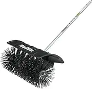 Makita BR400MP Couple Shaft Bristle Brush Attachment, Wide Sweeping Surface of 23-5/8" for Maximum Productivity, Black