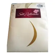Pantyhose HANES SILK REFLECTIONS SILKY Control Top 1989 Sz AB #717 PEARL