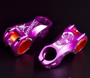 KRSCT Aluminum Stem -17° MTB Road Racing Bike handlebar Stems 31.8*60mm Purple