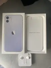 Brand New Auth Apple iPhone 11 Pro Empty Retail Box & new wired earbuds &Manual