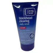 Clean & Clear Blackhead Clearing Daily Scrub Oil Free 150ml, 5 oz EXP 3/25